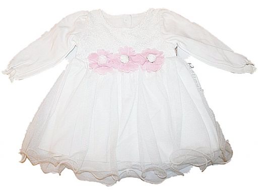 Beyaz *- elegancka sukieneczka - 68 cm - 6 m