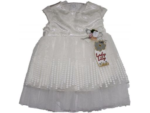 Ladylily * elegancka sukieneczka tiul 3 86 cm