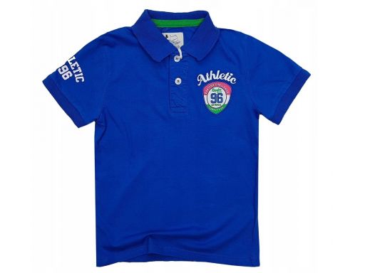 Bluzka polo challenge r 14 - 158/164 cm blue