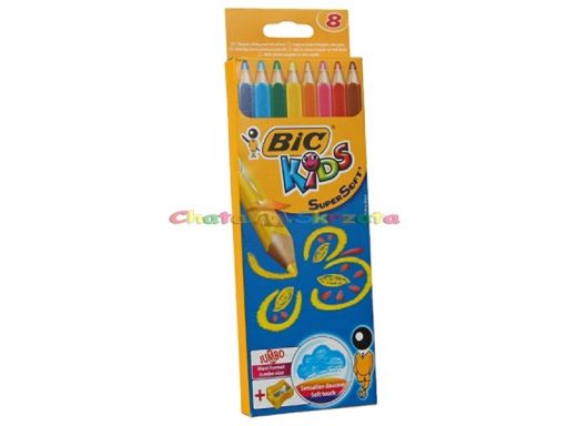 Kredki bic super soft 8kol e-234