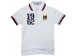 Bluzka polo driver r 8 -122/128 cm biała