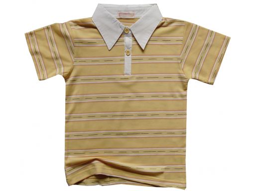 Bluzka polo pastele rozm.118 yellow