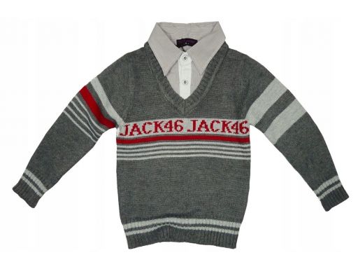 Sweterek wyjściowy jack46 10 ok. 134/140 grey