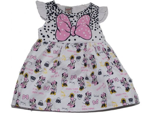 Bidirik * sukienka z myszką minnie - 80 cm 12 m