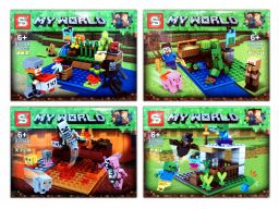 15 figurek my world 4w1 376el creper