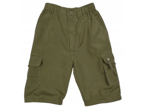 Spodenki bermudy army bomber r 152 cm 2w1