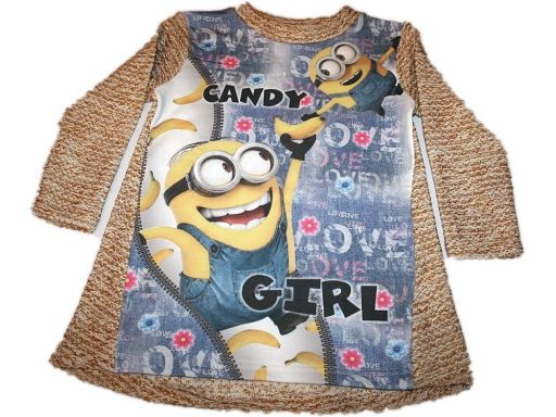 * minionki miodowa bluza 110 cm dostępna