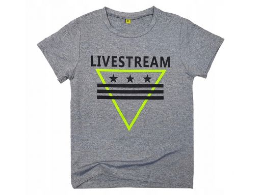 Bluzka t-shirt fit livestream r 8 - 122/128 green