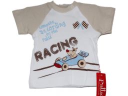 Pattic* - bluzeczka dla chłopca wyścigi - 62 cm