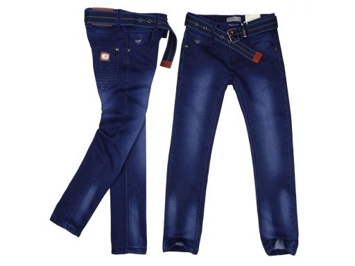 Spodnie jeansy elastyczne famous r 8 - 122/128 cm