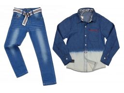 Komplet jeans martin dunkan r 8 - 122/128 cm