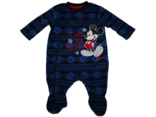 Disney*polarowy pajacyk myszka miki 0-3 m 5,5 kg