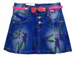 Spódnica mini jeans nataly r 6 - 110 cm