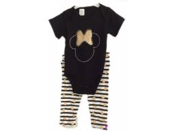 Baby wood*-body legginsy myszka minnie - 56 cm