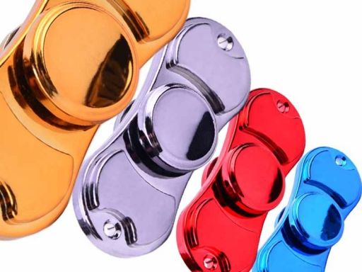 Chs oryginalny hand spinner metalowy podwójny pl