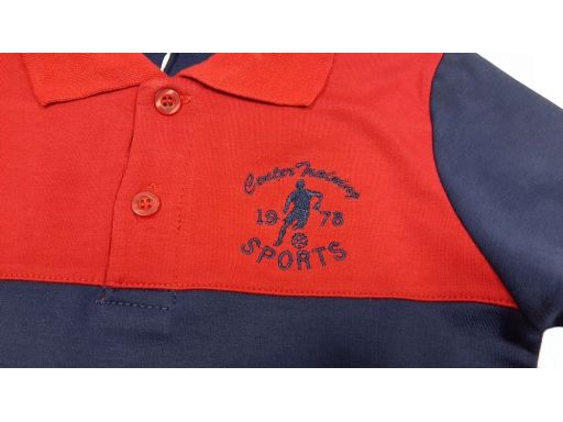 Bluzka polo sports center r 4 - 98/104 cm red