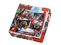 Puzzle trefl 4w1 35,48,54,70 el avengers pt-34245