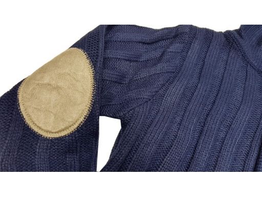Sweter na zamek z kapturem r 3 - 98 cm granat