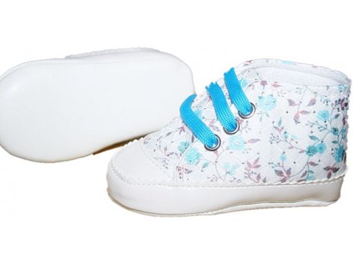 Piękne wysokie buciki w kwiatki - 8-12 m 3*