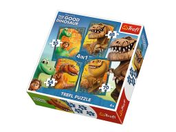 Chs puzzle trefl 4w1 35,48,54,70 dinozaury 34250