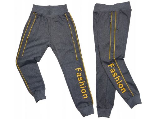 Spodnie dresowe fashion r 8 - 122/128 cm grey