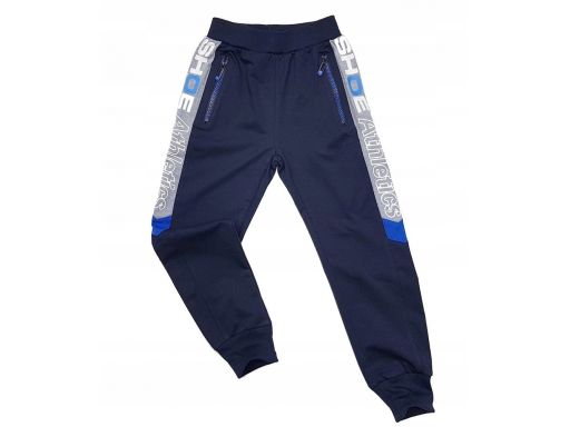Spodnie dresowe athletics r 14 - 152/158 cm blue