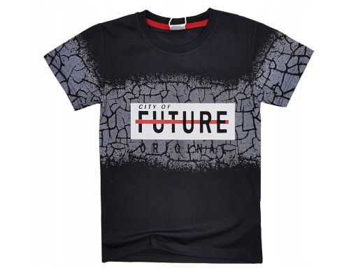 T-shirt koszulka future r 10 -134/140 cm black