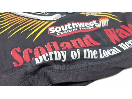 Bluzka scotland 100% cotton 4-5 około 110 dark
