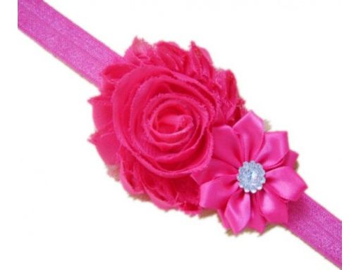 Urocza opaska roczek urodziny szyfon atłas 36 cm*