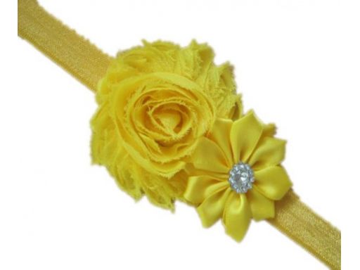 Urocza opaska roczek urodziny szyfon atłas 36 cm*