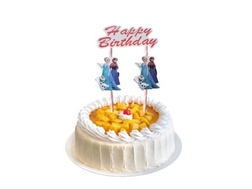 Topper dekoracja na tort kraina lodu elsa urodziny