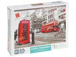 Puzzle 1000 el. londyn autobus budka telefoniczna