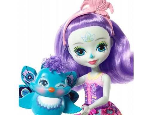 Enchantimals lalka peacock ze zwierzątkiem altanką