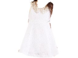 Elegancka koronkowa sukieneczka - 90-100 cm*