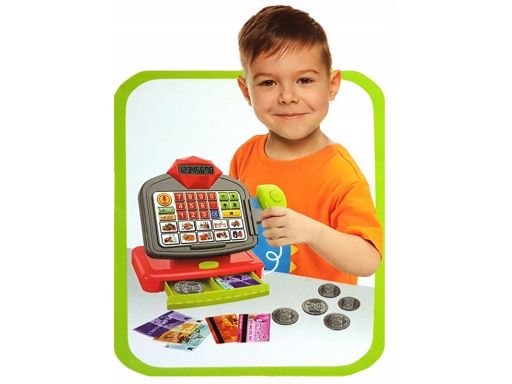 Duża kasa fiskalna sklepowa dla dzieci kalkulator