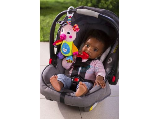 Tomy lamaze świnka maskotka zawieszka do wózka