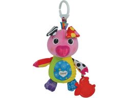 Tomy lamaze świnka maskotka zawieszka do wózka