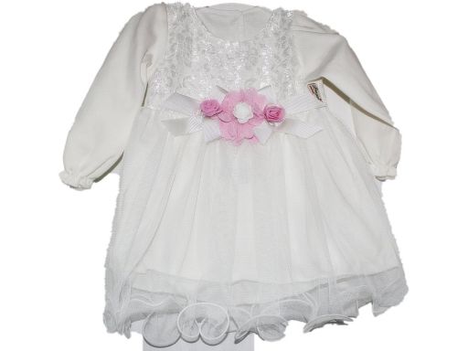 Beyaz *- elegancka sukieneczka - 74 cm