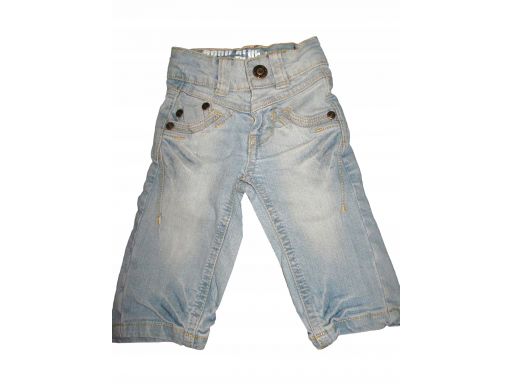 Babt blue spodnie jeansowe z regulacją r.68 *5973