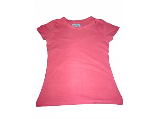 Yd bluzka bawełniana różowa t-shirt r.152 | *6300