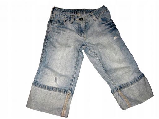 Next spodenki bermudy jeansowe regul. r.104 | *6334