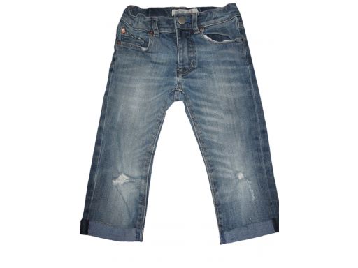 Denim bermudy jeansowe z regulacją r.110 | *3912