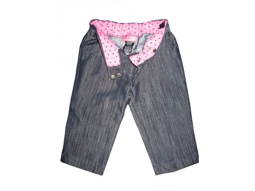 Next bermudy rybaczki jeans z regulacją r.98 *3768