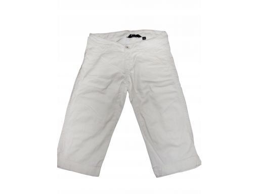 Spodenki szorty bermudy białe jeans r.146 | *5345