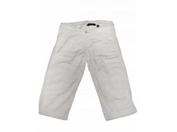 Spodenki szorty bermudy białe jeans r.146 | *5345