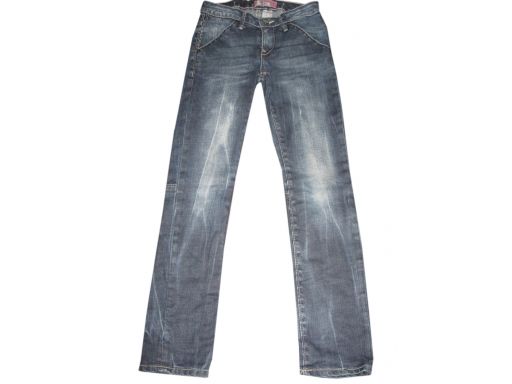 H&m denim fitsqin spodnie jeansowe r.152 | *3492