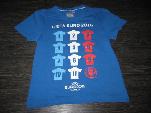 Uefa euro2016 bluzka t-shirt r.116 | *6784