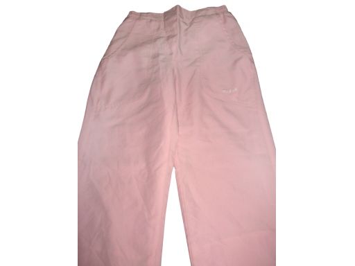 Reebok spodnie dresowe cienkie różowe r.140 | *3878
