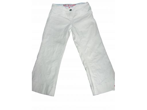 Edc spodnie jeansy białe rybaczki r.146 | *4899