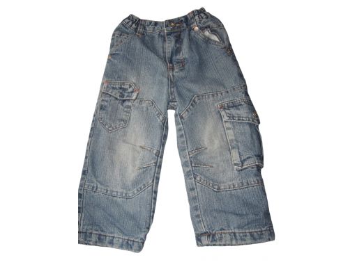 Success spodnie jeansowe ocieplane r.92 *3302